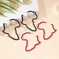 Africa Hoop Earrings