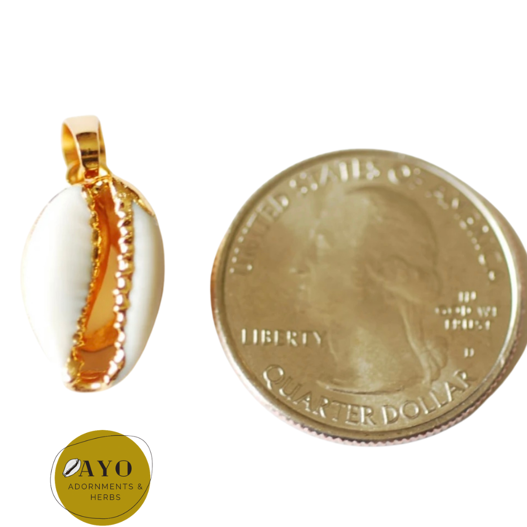 24K Gold Cowrie Necklace