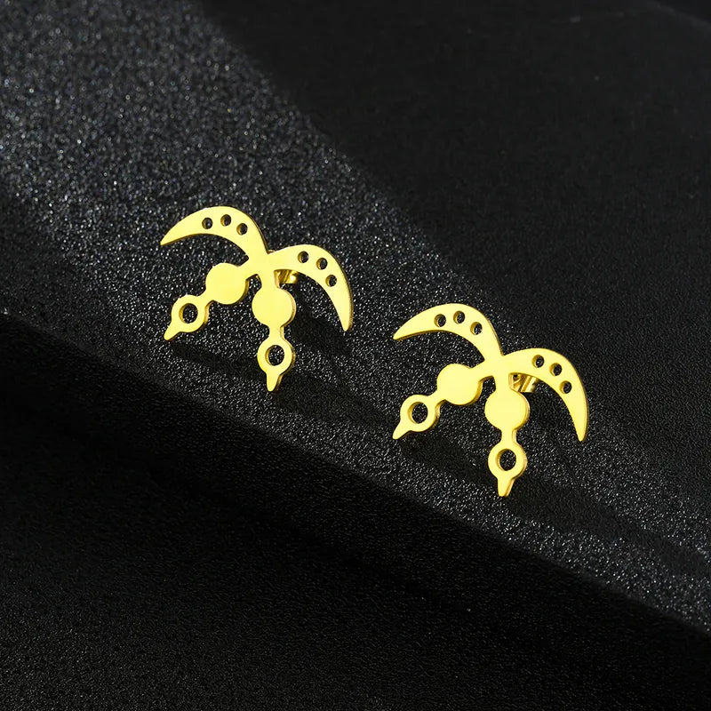 Akofena Earrings -(Two Swords/Machetes)