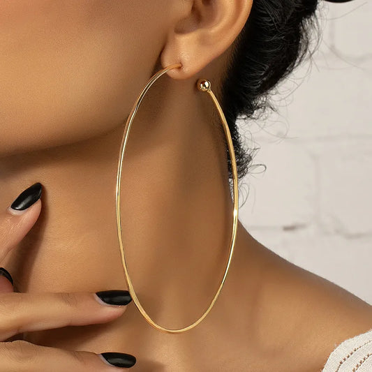Fly Gurl Jumbo Hoop Earrings