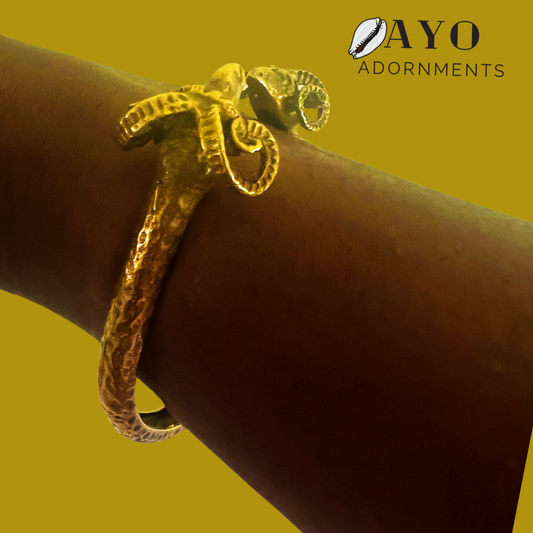 Brass Ram Cuff