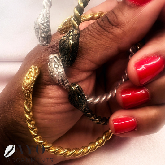 Snake Twisted Cuff (Adjustable)