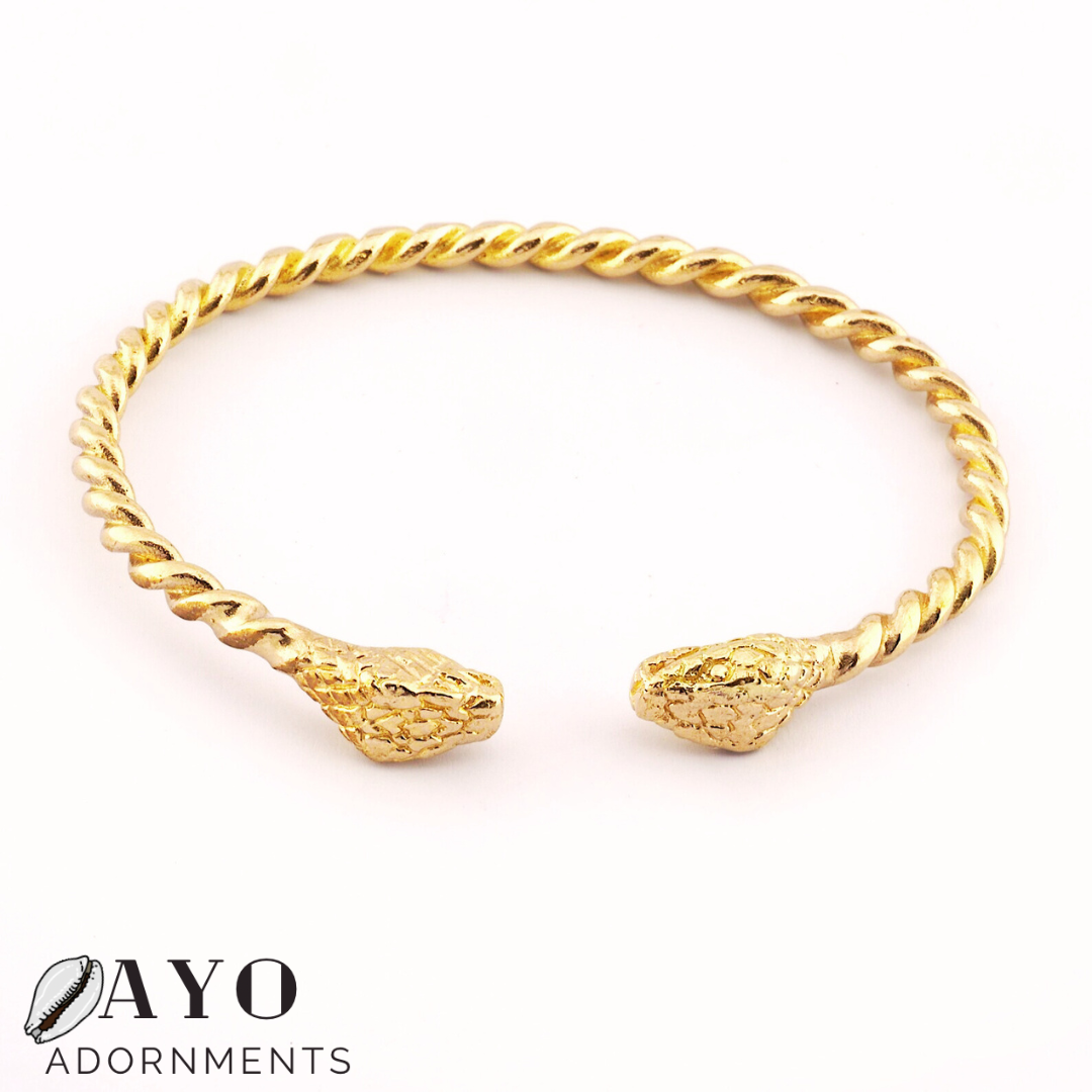 Snake Twisted Cuff (Adjustable)