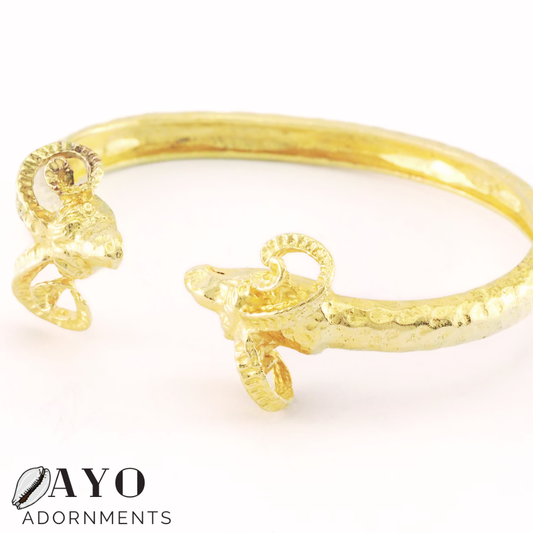 Brass Ram Cuff