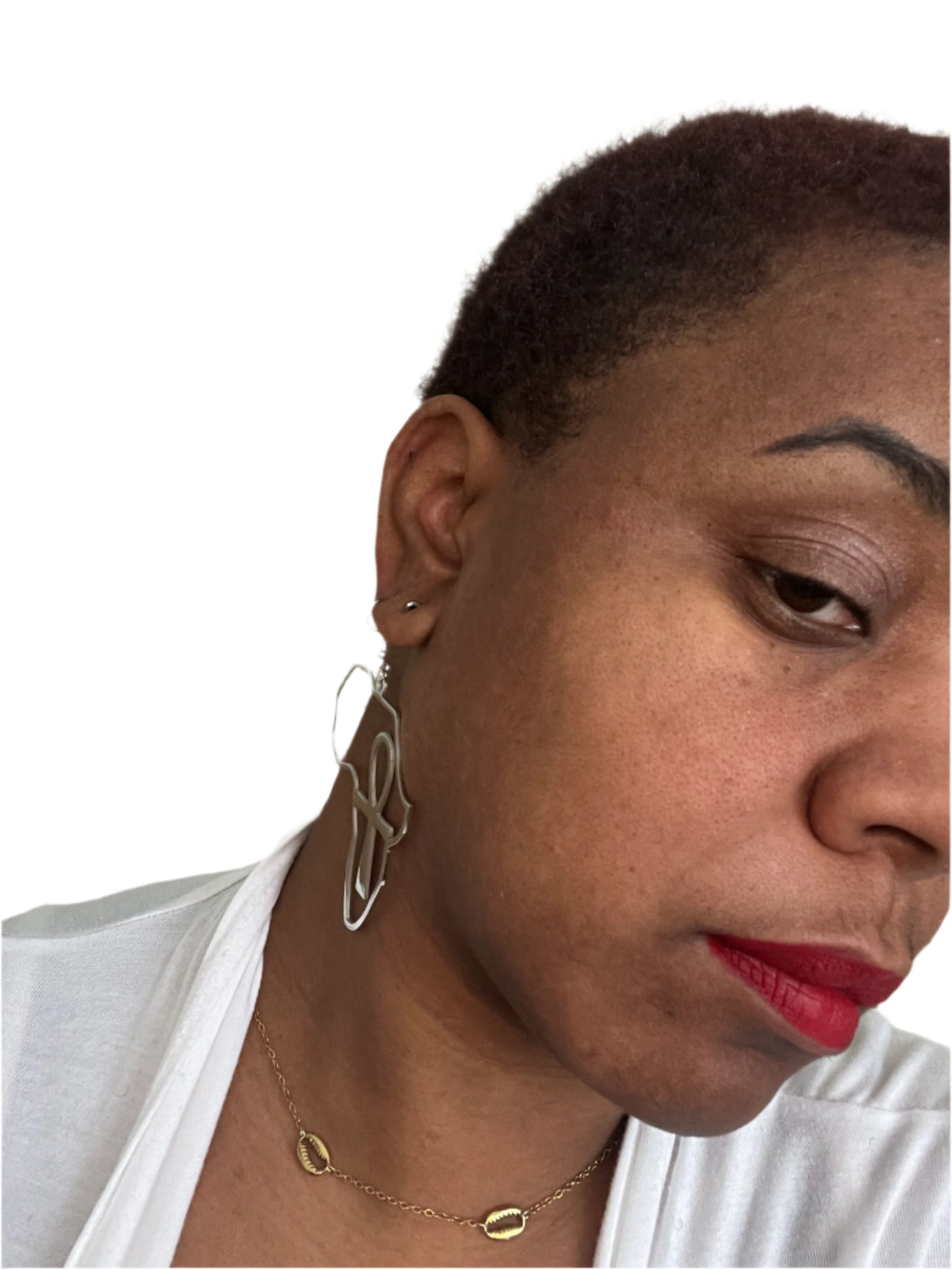 Ankh & Africa Earrings