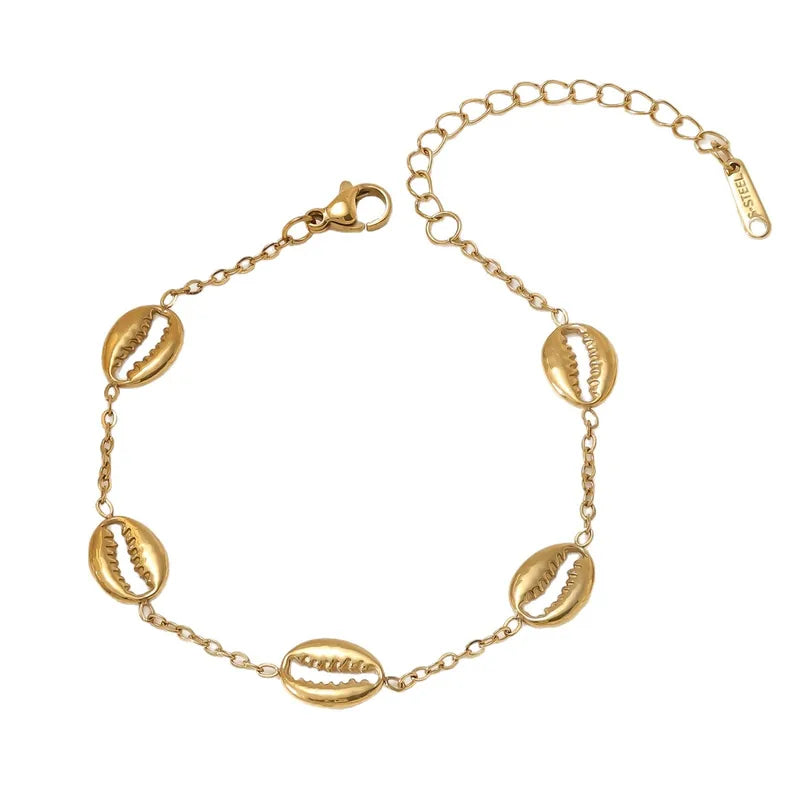 Dainty Cowrie Bracelet