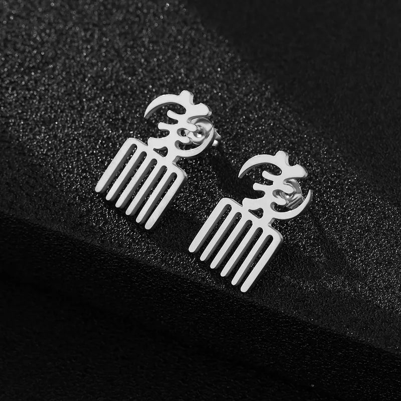 Gye Nyame & Duafe Earrings