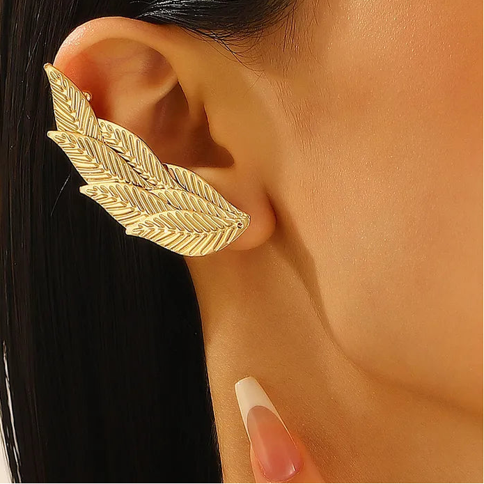 Gold Leaf Ear Cuff