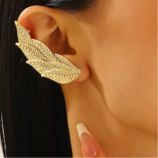 Gold Leaf Ear Cuff