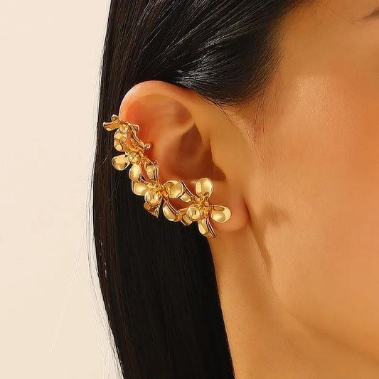Flower Ear Cuffs